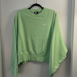 Nike Women's Mint Green Crewneck Sweatshirt